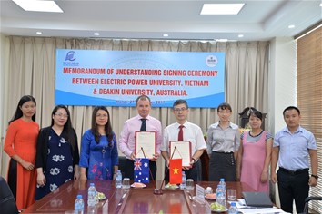 Lễ ký kết MOU giữa trường Đại học Điện lực và trường Đại học Deakin - Úc